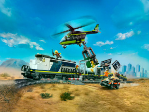Конструкторы LEGO City 60508 Ограбление полицейского поезда, фото 1