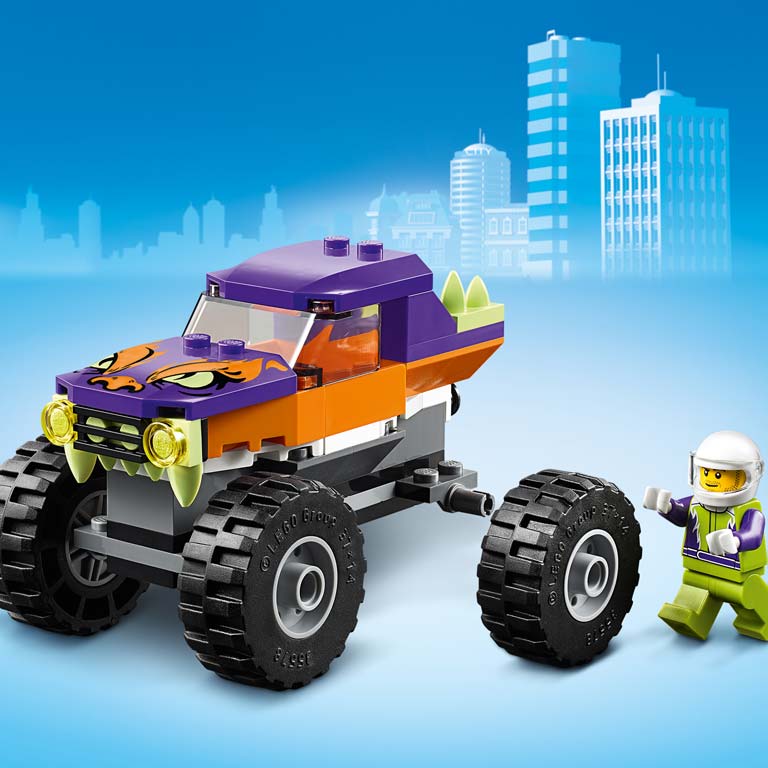 Конструктор lego city great vehicles монстр трак 60251 сколько деталей