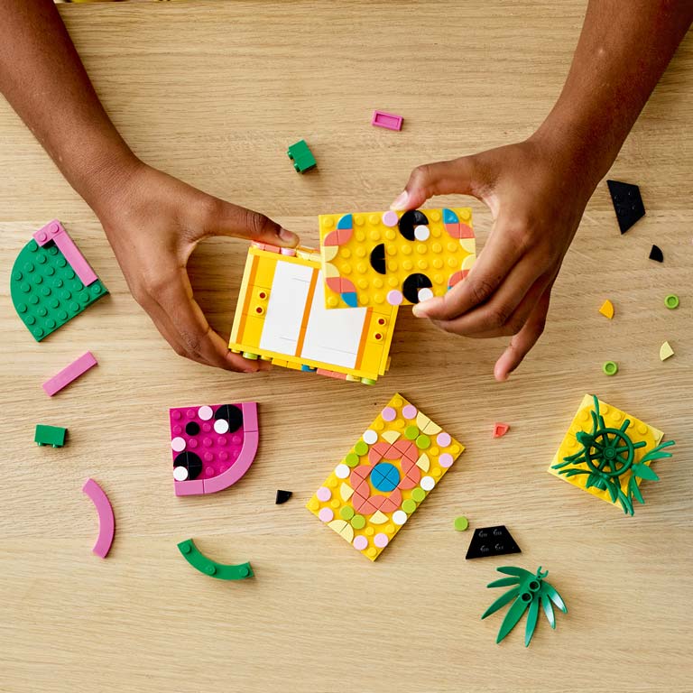 Конструктор DOTS (ДОТС) 41906 Подставка для карандашей «Ананас» LEGO ...