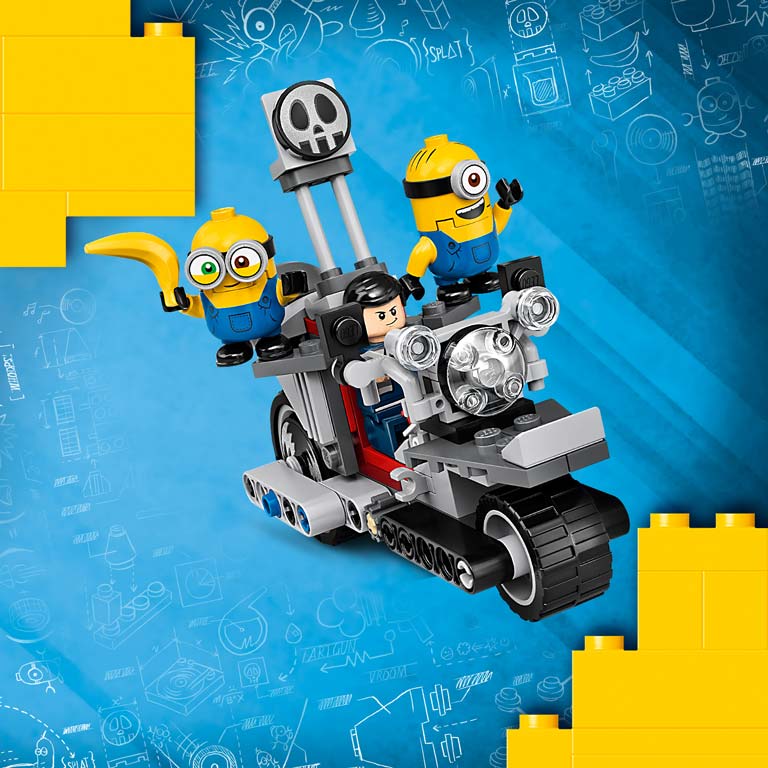 Конструктор Minions (Миньоны) 75549 Невероятная погоня на мотоцикле ...