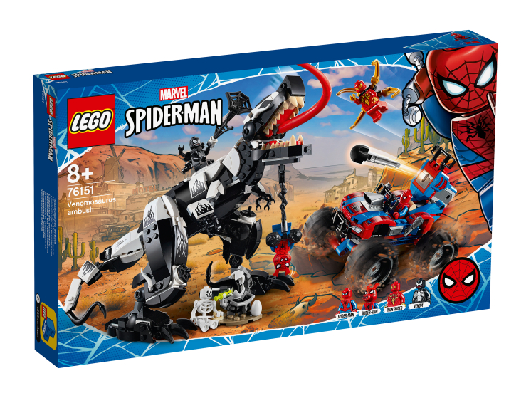 Konstruktor Super Heroes Super Geroi 76151 Chelovek Pauk Zasada Na Venomozavra Lego Lego Kupit V Seti Sertificirovannyh Magazinov Lego Moskva