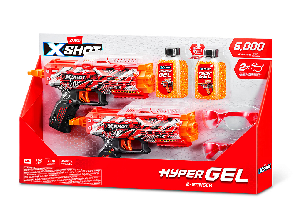 Игровой набор ZURU X-Shot HYPERGEL Zuru