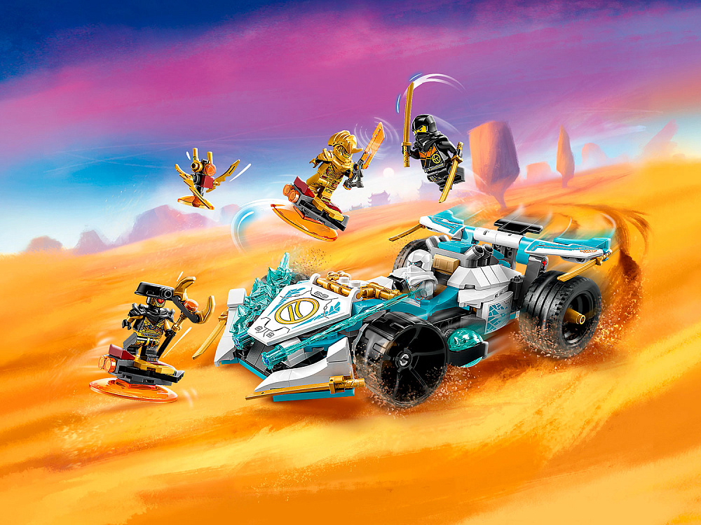 

Конструктор LEGO, Сила дракона Зейна: Гоночный автомобиль Кружитцу