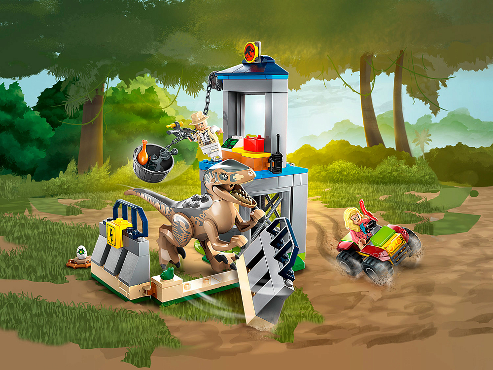 

Конструктор LEGO, Побег велоцираптора