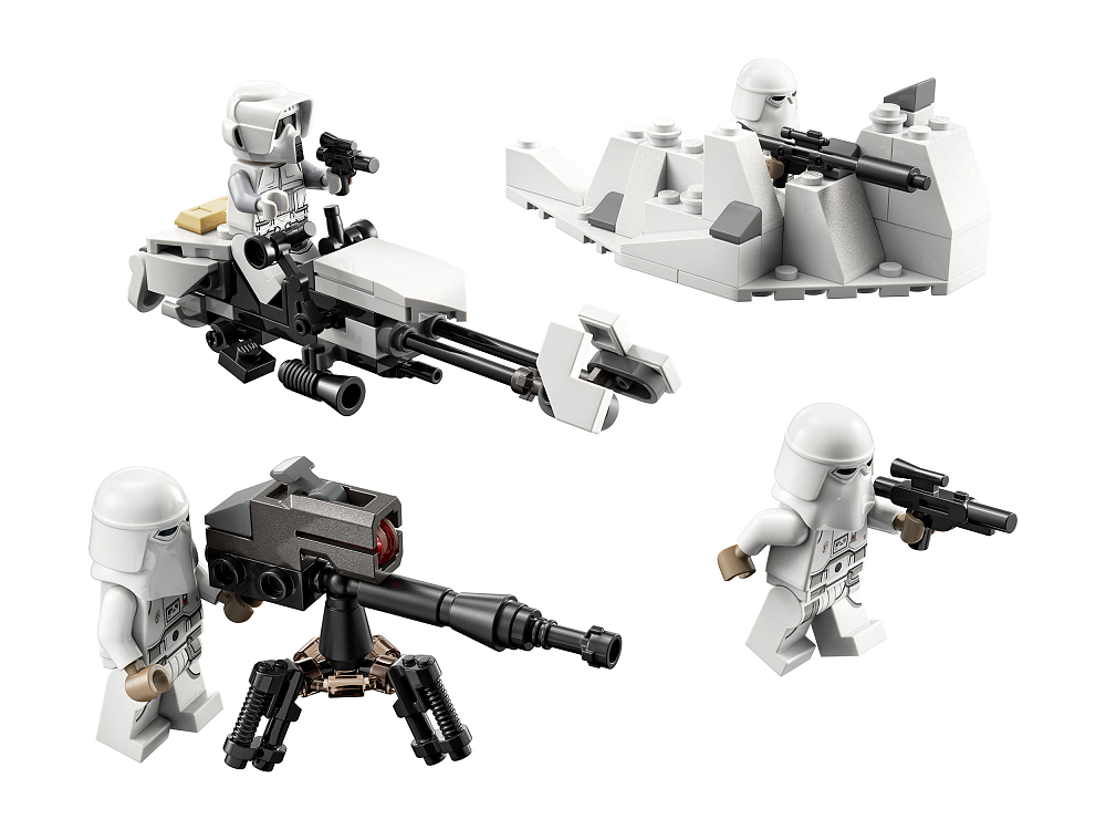 

Конструктор LEGO, Боевой набор снежных пехотинцев