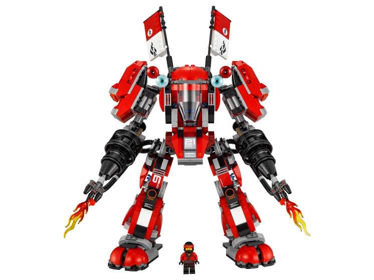 ninjago red robot