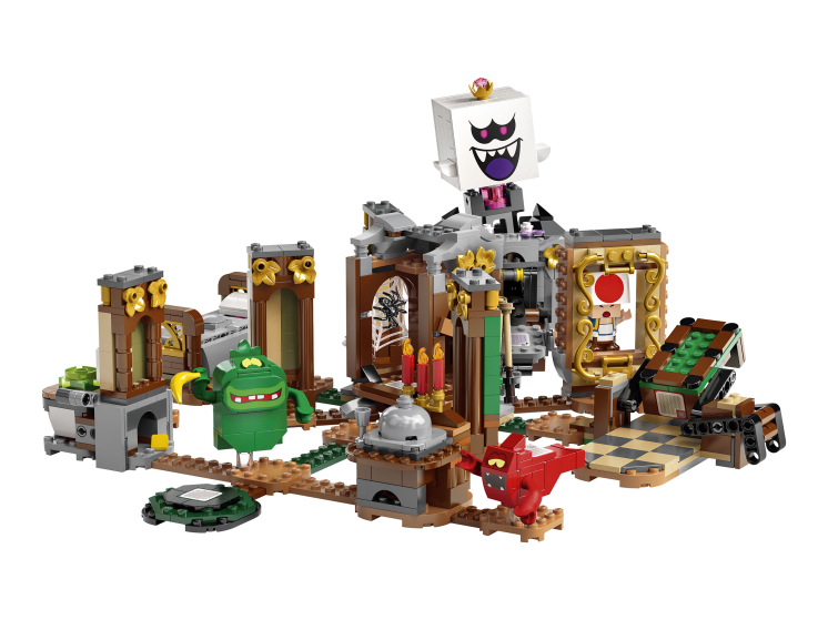 super mario lego haunted mansion