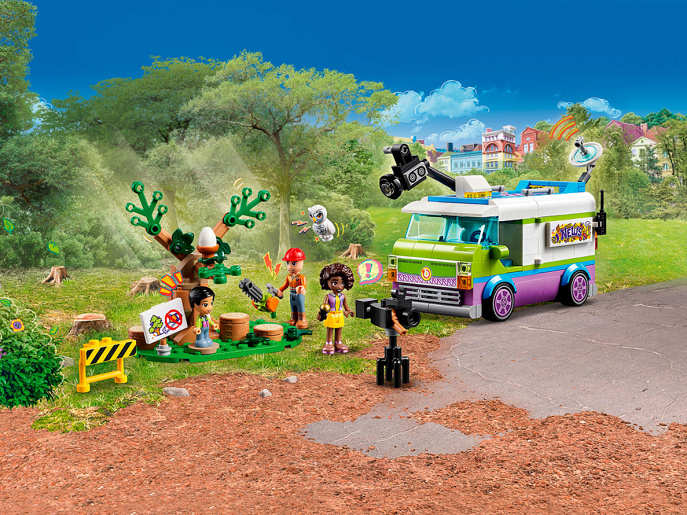 

Конструктор LEGO, Фургон отдела новостей