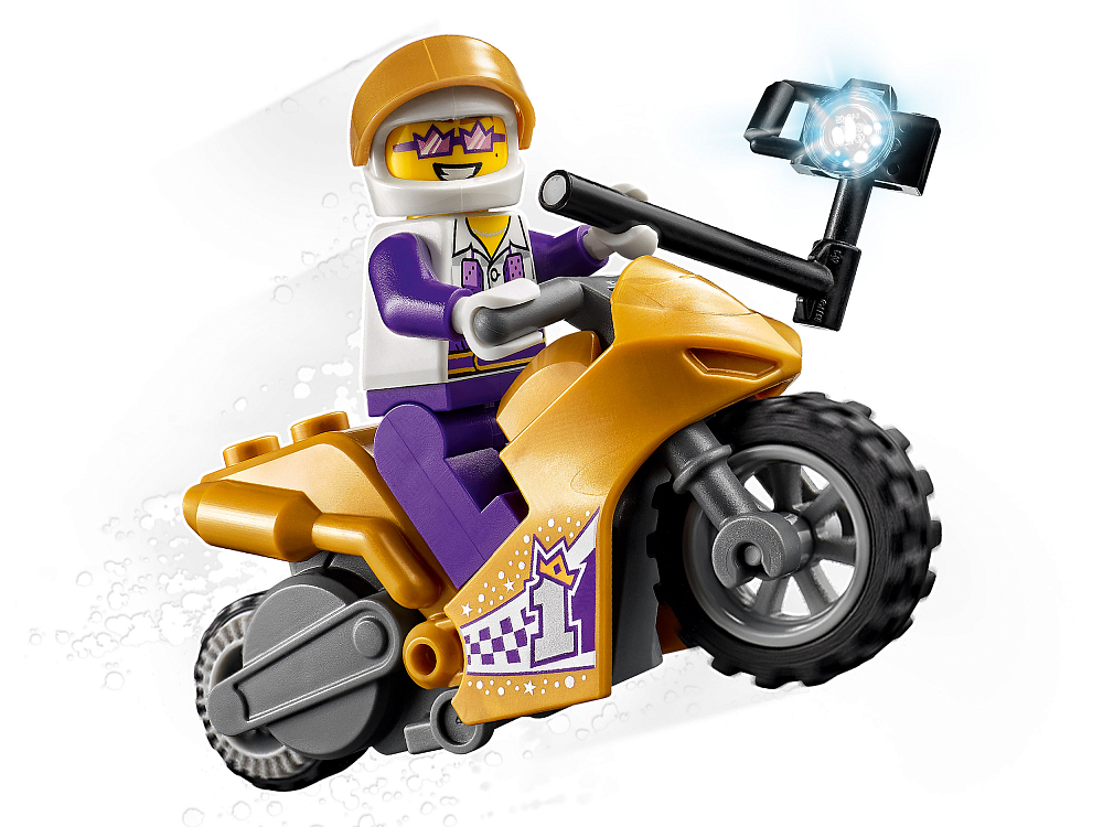 

Конструктор LEGO, Трюковый мотоцикл с экшн-камерой