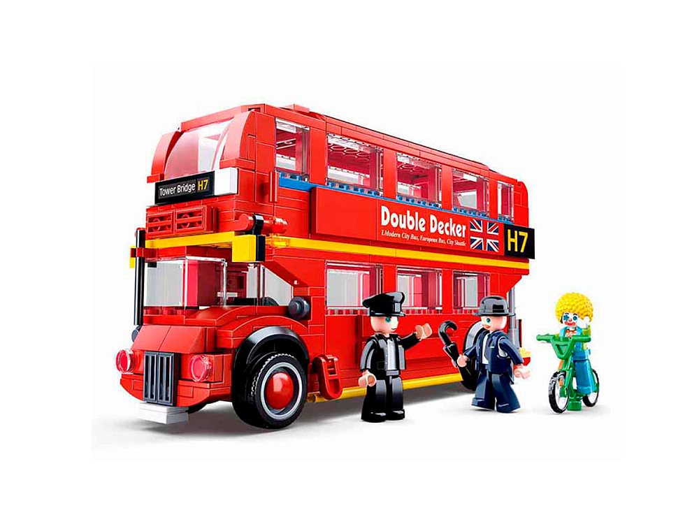 

Конструктор Sluban, Двухэтажный автобус