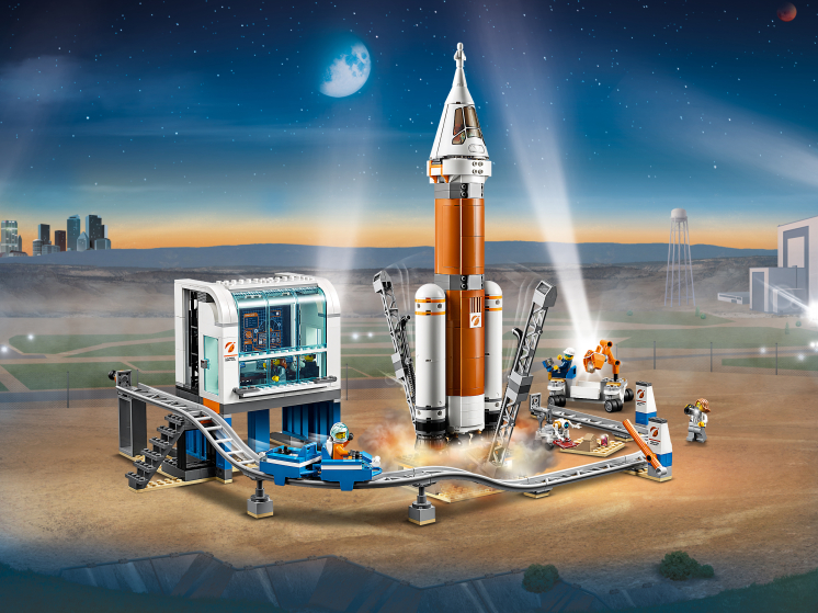 Конструктор LEGO City (Сити) 60228 Ракета для запуска в далекий космос ...