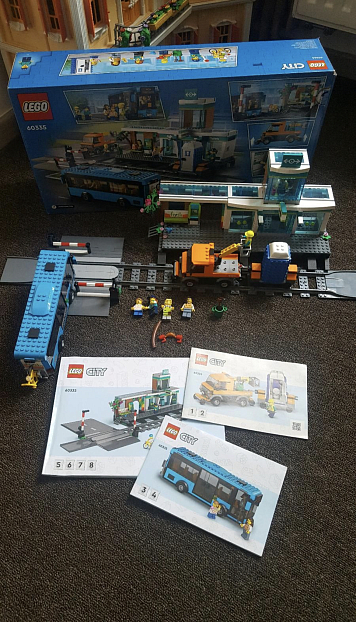 Конструктор LEGO City (Сити) 60335 Железнодорожная станция - купить в ...