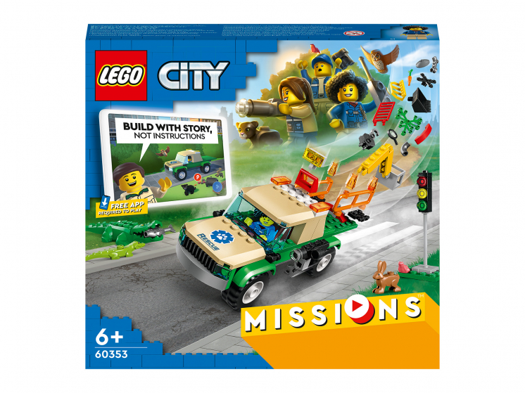 Конструктор City (Сити) 60353 Миссии по спасению диких животных LEGO ...