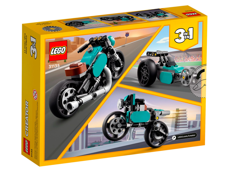 Конструктор LEGO Creator (Креатор) 31135 Винтажный мотоцикл - купить в ...