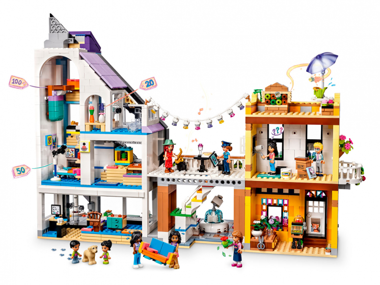 Конструктор LEGO Friends (Френдс) 41732 Магазины цветов и дизайна в ...