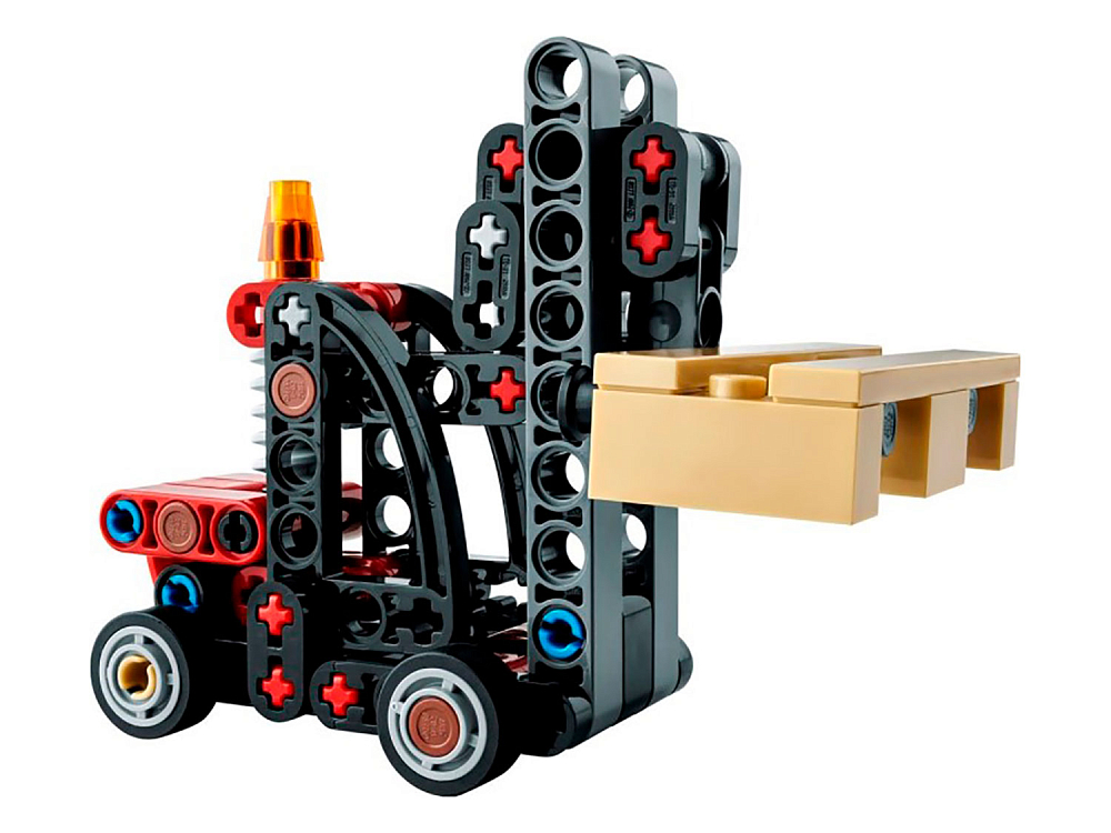 

Мини-набор LEGO, Вилочный погрузчик с поддоном
