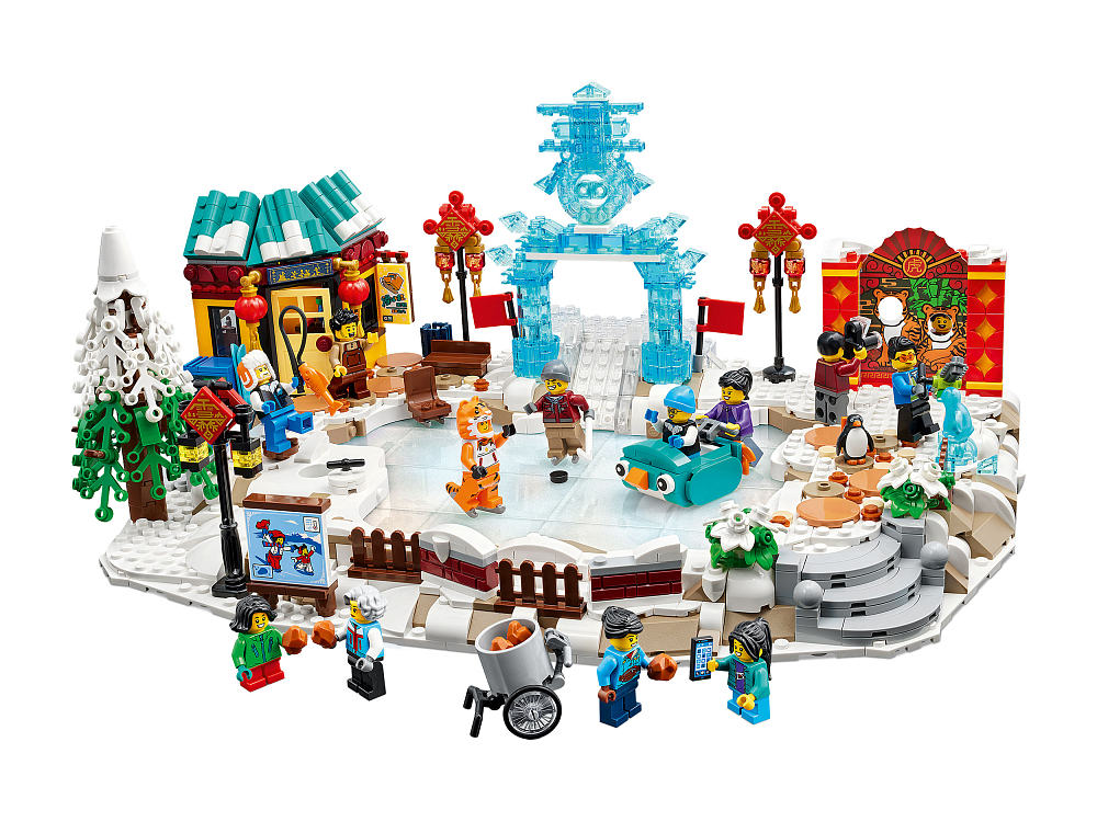 

Конструктор LEGO, Ледяной фестиваль на Лунный новый год
