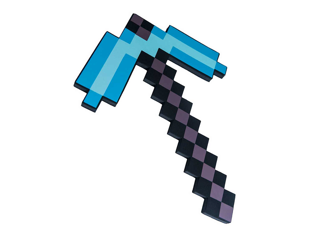 

Оружие Minecraft Оружие Minecraft «Алмазная пиксельная кирка 45 см», Оружие Minecraft «Алмазная пиксельная кирка 45 см»