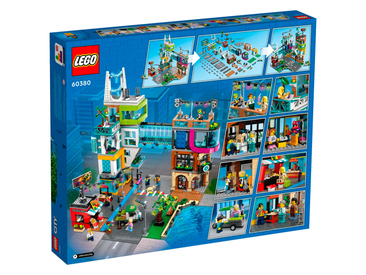 Конструктор LEGO City (Сити) 60380 Центр города - купить в Сети ...
