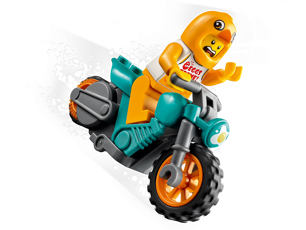 

Конструктор LEGO, Трюковый мотоцикл с цыплёнком