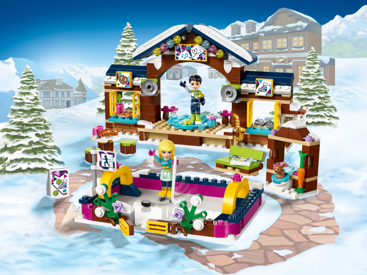 Конструктор LEGO Friends (Френдс) 41322 Горнолыжный курорт: каток ...