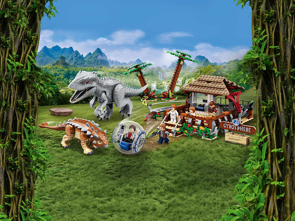 

Конструктор LEGO, Индоминус-рекс против анкилозавра