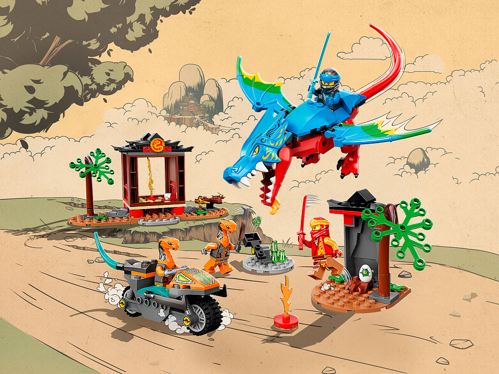 

Конструктор LEGO, Драконий храм ниндзя