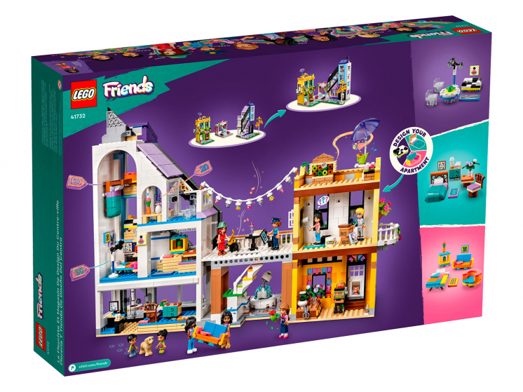 Конструктор LEGO Friends (Френдс) 41732 Магазины цветов и дизайна в ...
