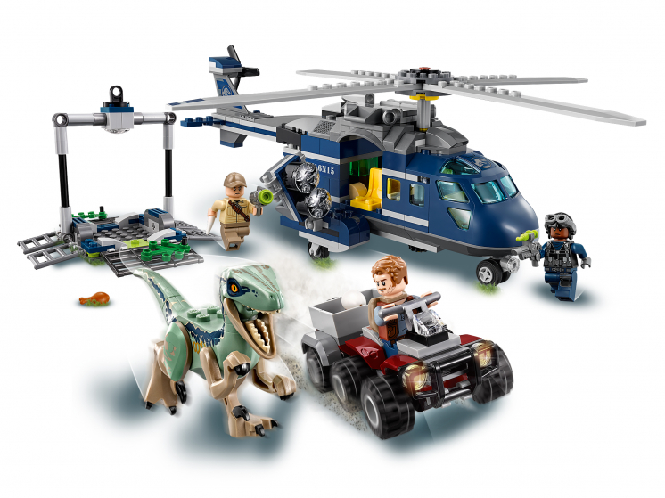 lego 75928 jurassic world blue's helicopter pursuit stores