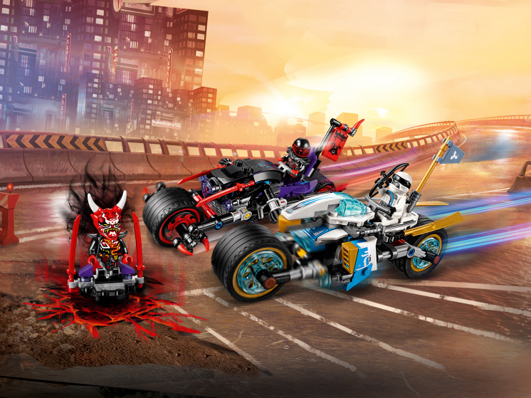 Конструктор LEGO Ninjago (Ниндзяго) 70639 Уличная погоня - купить в ...