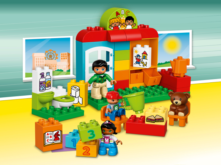 Конструктор LEGO DUPLO® (ДУПЛО) 10833 Детский сад - купить в Сети ...