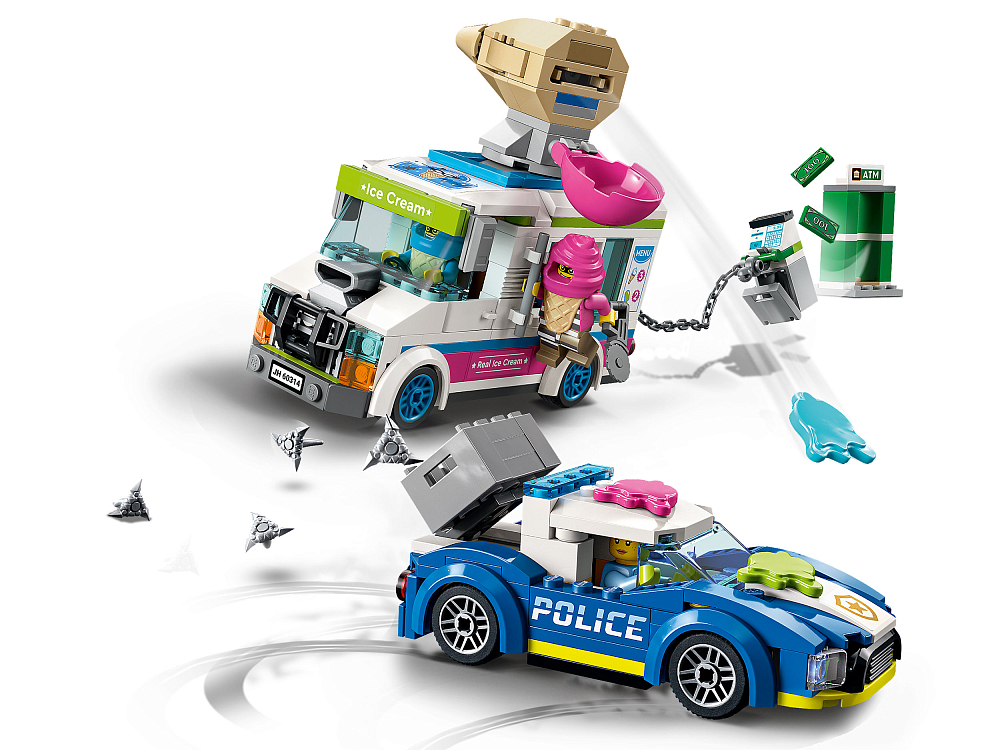 

Конструктор LEGO, Погоня полиции за грузовиком с мороженым