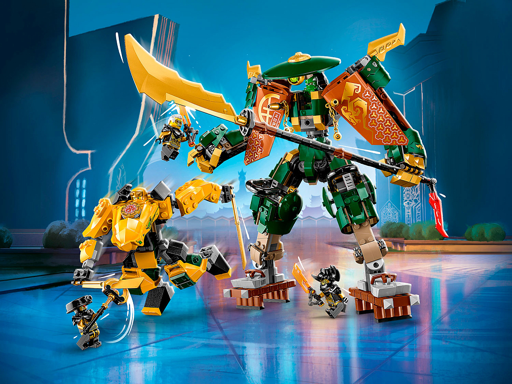

Конструктор LEGO, Командные роботы ниндзя Ллойда и Арин