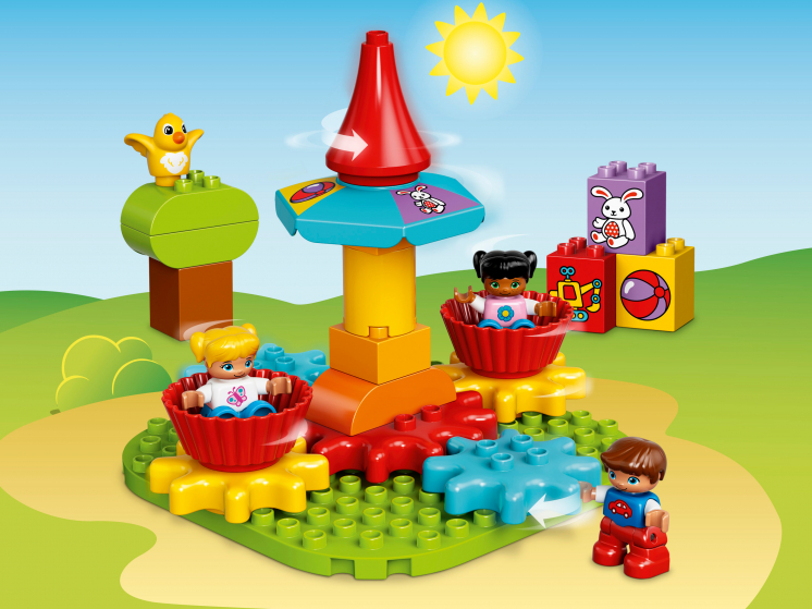 Конструктор LEGO DUPLO® (ДУПЛО) 10845 Моя первая карусель - купить в ...