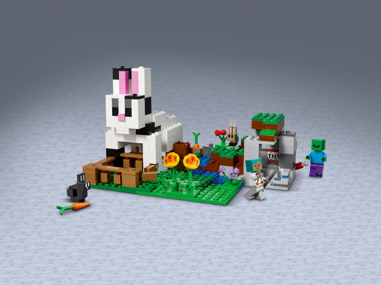 Конструктор Minecraft (Майнкрафт) 21181 Кроличье ранчо LEGO - купить в ...