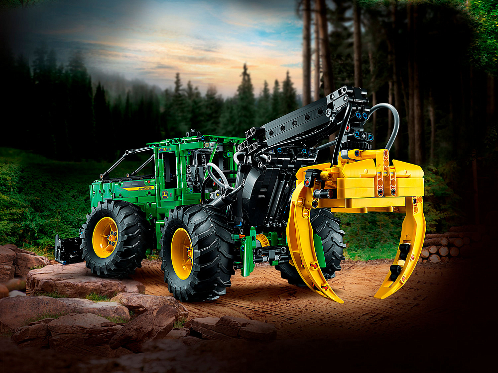 

Конструктор LEGO, Трелевочный трактор «John Deere 948L-II»