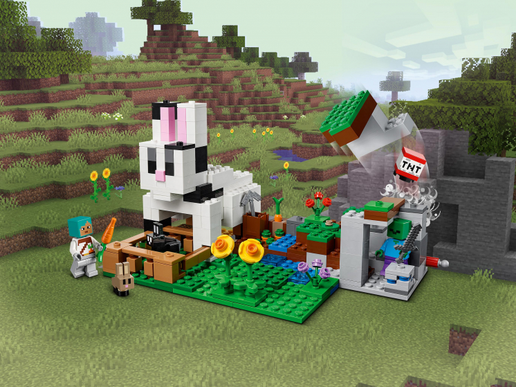 Конструктор Minecraft (Майнкрафт) 21181 Кроличье ранчо LEGO - купить в ...