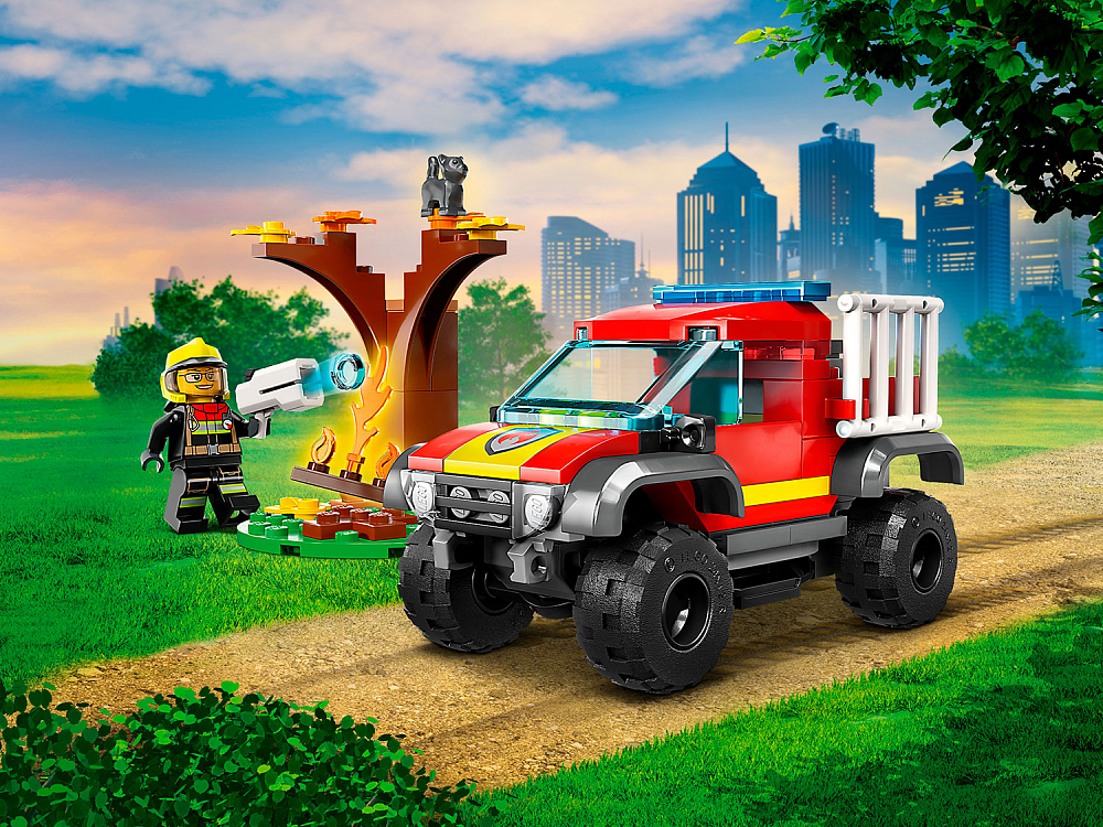 

Конструктор LEGO, Спасательный пожарный внедорожник