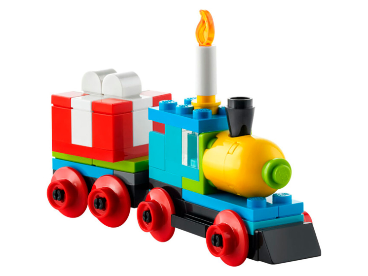 Мини-набор LEGO Уникальные наборы 30642 Поезд на день рождения - купить ...