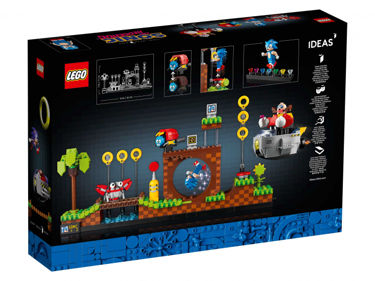 Конструктор LEGO Ideas (Айдиас) 21331 Супер Соник - зона Грин Хилл ...