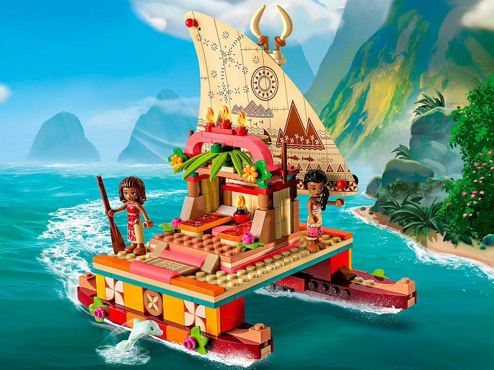 

Конструктор LEGO, Лодка-путешественник Моаны