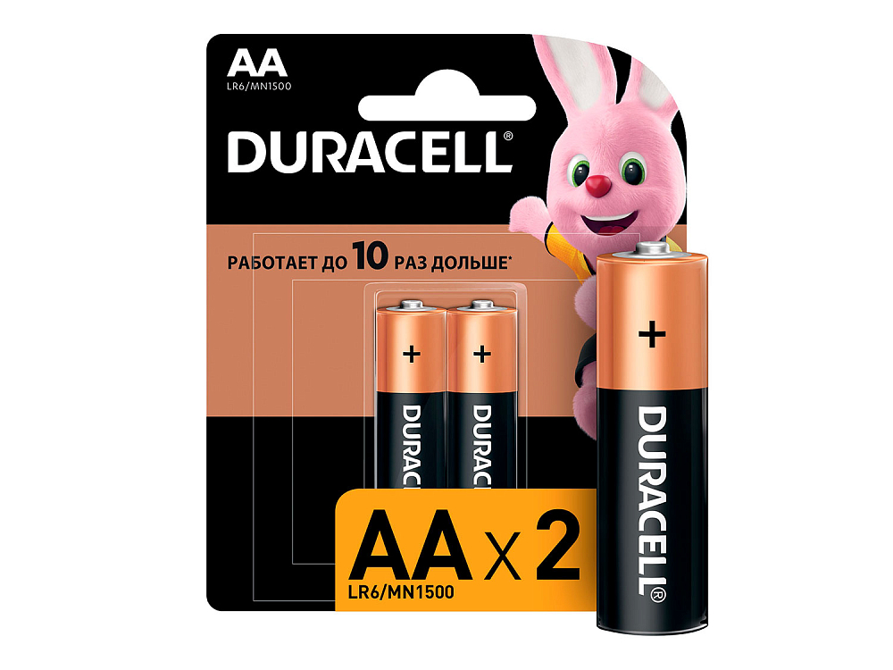 

Батарейки LEGO, Батарейки Duracell BASIC AA, 2 шт