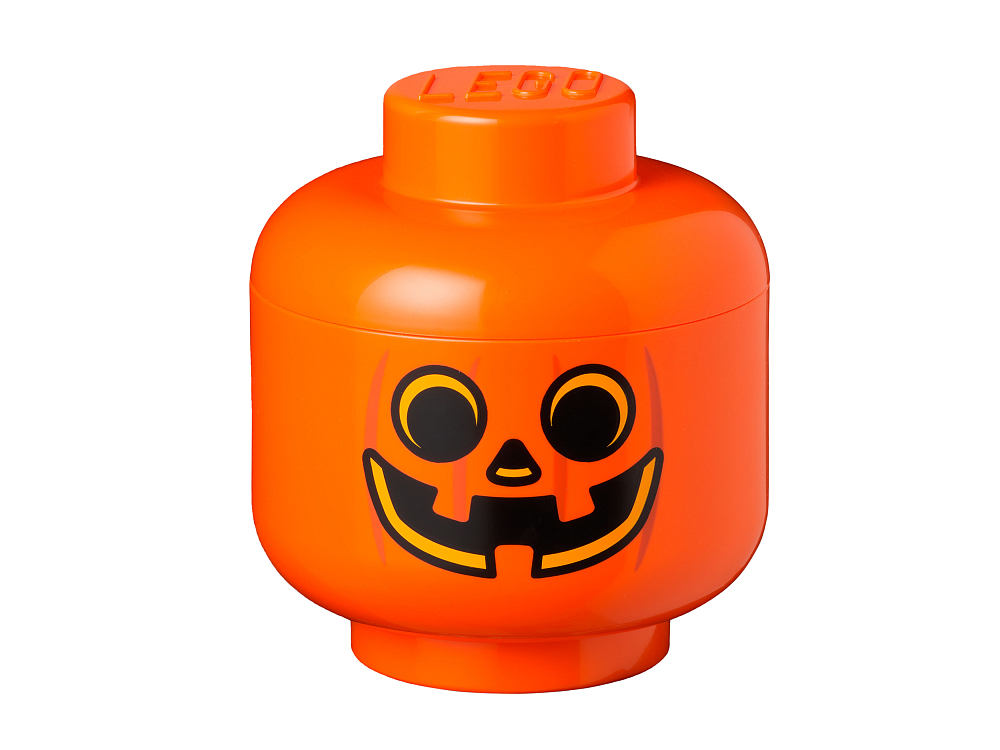 

Пластиковый контейнер LEGO, Пластиковый контейнер «Голова PUMPKIN», большой
