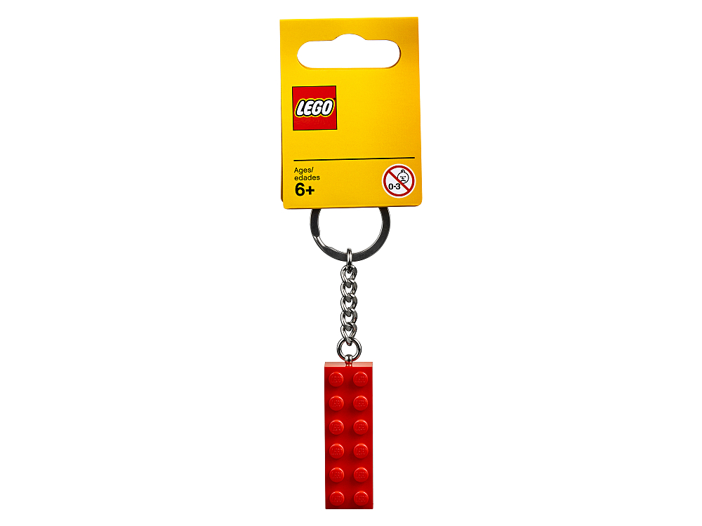 

Брелок для ключей LEGO, Брелок для ключей Кубик LEGO 2x6