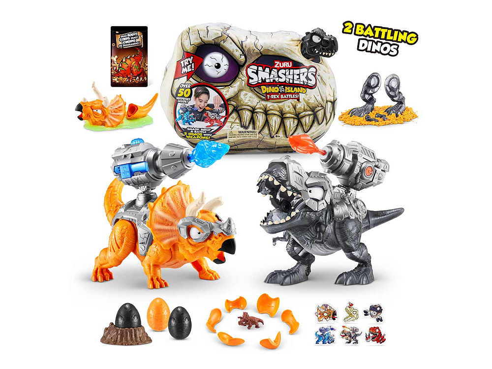 

Игрушка Zuru Smashers Игрушка Zuru Smashers: «T-Rex Battle», в ассортименте, Игрушка Zuru Smashers: «T-Rex Battle», в ассортименте