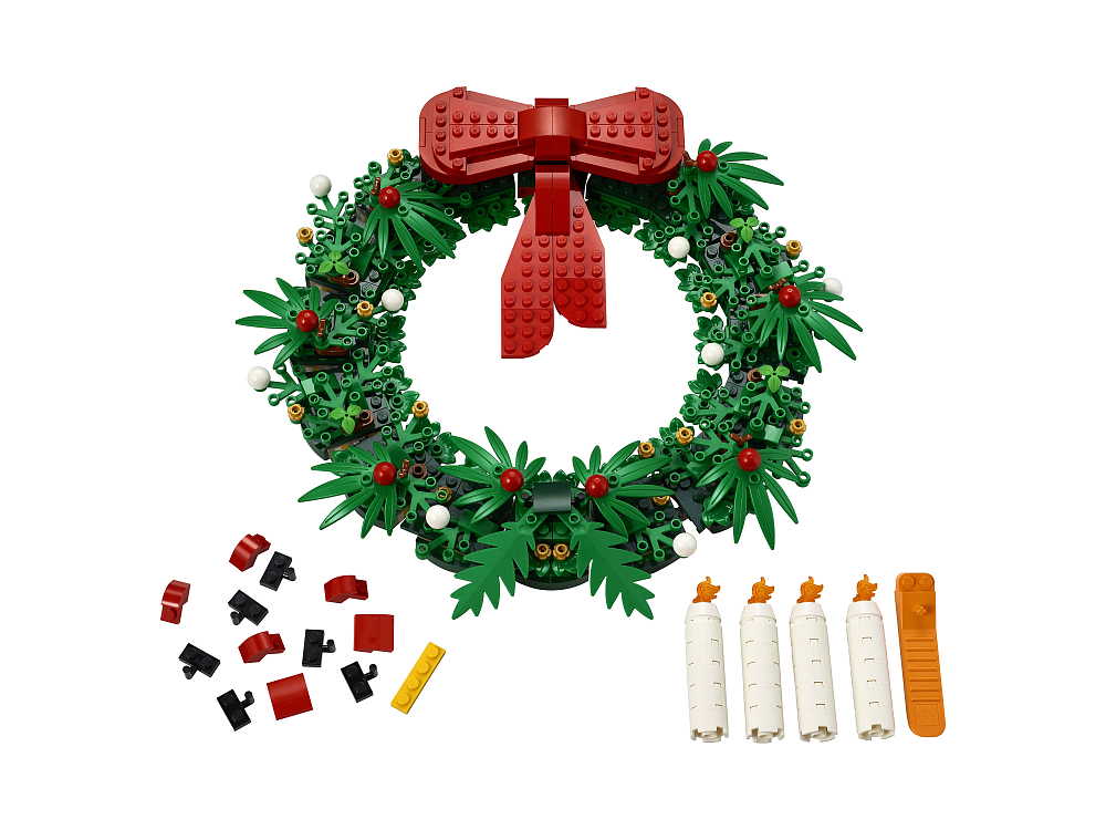 

Сувенирный набор LEGO, Сувенирный набор «Рождественский венок» 2 в 1