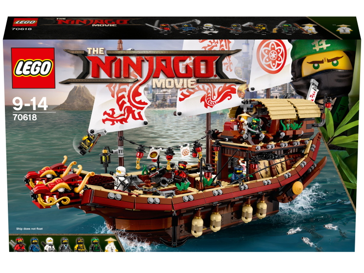 Конструктор Ninjago (Ниндзяго) 70618 Летающий корабль Мастера Ву LEGO ...