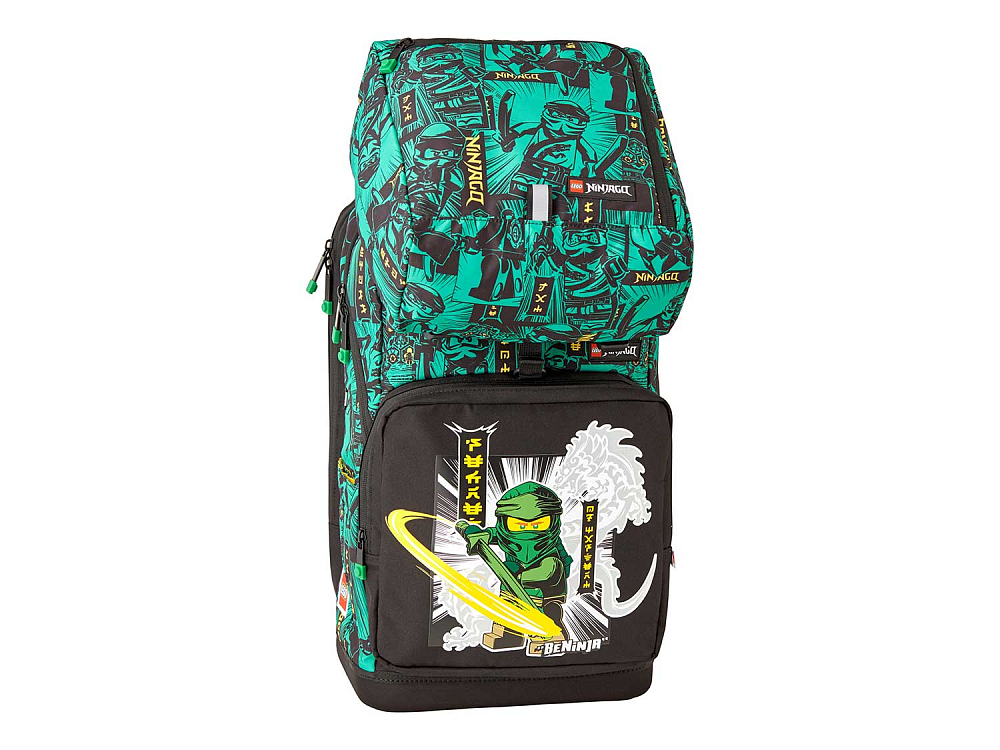 

Рюкзак LEGO, Рюкзак MAXI Ninjago Green, с сумкой для обуви