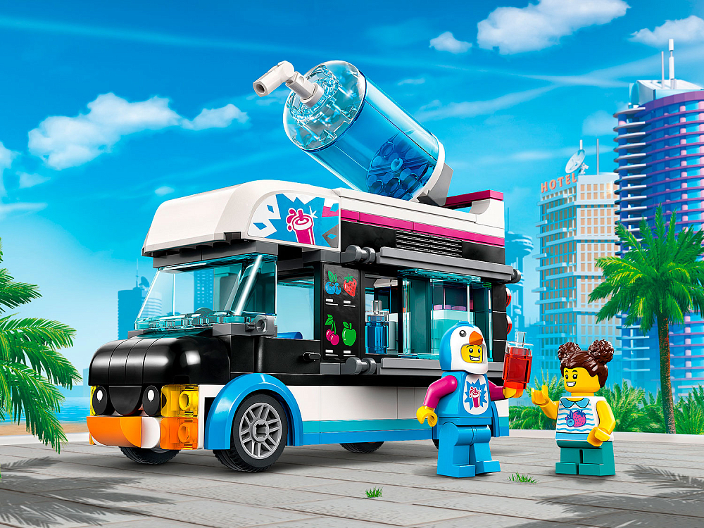 

Конструктор LEGO, Фургон для шейков «Пингвин»