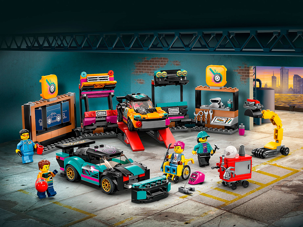 

Конструктор LEGO, Автомобильная мастерская